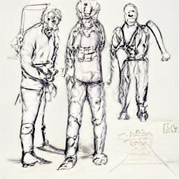 ** "Bauspengler at work on a modern building roof, showcasing metal roofing and construction skills. Illustration in sketch style depicting a contemporary Bauspengler profession in Switzerland."