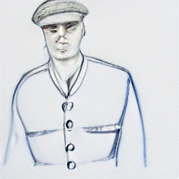 `Immagine di un agente di polizia militare in Kosovo, stile disegno, che mostra i compiti di sicurezza e prevenzione svolti per l'esercito svizzero.`