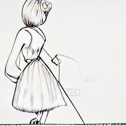 ** "Cleaning lady in Hochdorf, Switzerland. Sketch style illustration depicting a professional cleaning service provider in a modern-day home, highlighting tasks like dusting, vacuuming, and bathroom cleaning. Find part-time cleaning jobs in Hochdorf with flexible hours."