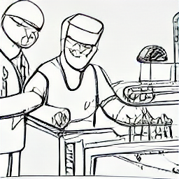 "Operatore per smerigliatura e lucidatura a specchio - Illustrazione di un operaio che utilizza una smerigliatrice per lucidare un pezzo di metallo in un moderno laboratorio. L'immagine rappresenta la precisione e l'attenzione ai dettagli richieste per la professione di operatore per la smerigliatura e la lucidatura a specchio."