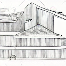 ** "Bauspengler at work on a modern building roof, installing sheet metal and lightning protection. Illustration showcasing the profession's skills and tasks, ideal for construction, roofing, and metalwork industries in Switzerland. Bauspengler, Dachdecker, Metallbau, San Gallo."