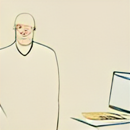 ** "Freelance Health & Wellness Coach promoting healthy lifestyle, nutrition and fitness. Sketch-style illustration depicting a modern professional using a laptop to connect with clients and providing support. Ideal for independent work, flexibility and growth in the health and wellness industry."