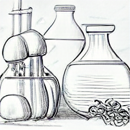 "Pharmaceutical Process Expert Sketch: Illustration depicting a modern-day process expert working in a pharmaceutical facility, potentially involved in the packaging of Rocephin. The illustration highlights the professional's role in quality control, process optimization, and pharmaceutical manufacturing within a cleanroom environment. Pharmaceutical industry, process expert, quality control, manufacturing, packaging."