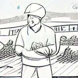 ** "Tile Layer / Bricklayer Job in Switzerland. Sketch style illustration of a skilled worker laying tiles or bricks on a modern building facade with Swiss Alps in the background, showcasing the profession in a contemporary setting." **Explanation of the prompt and alt text:** * **Prompt:** The prompt focuses on capturing the essence of the profession with a sketch-like style, modern setting, and a subtle Swiss touch (Alps). * **