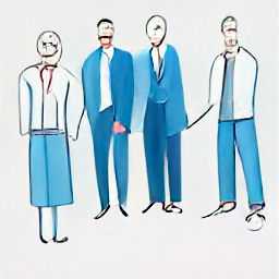 "Sales Representative Sketch: Modern illustration of a professional sales representative interacting with a client, showcasing the role in building relationships and promoting products or services. Find your next opportunity as a sales representative."