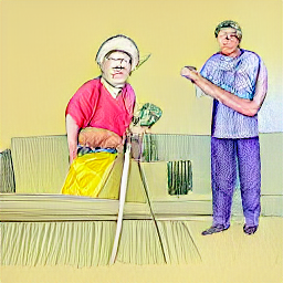 ** "A sketch-style illustration depicting a modern housekeeper in a contemporary living room, cleaning with a duster and a smile, showcasing the profession of house cleaning in a positive and efficient light. House cleaning, cleaning lady, part-time job, maid service, domestic cleaning."