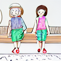 "Babysitter job in Caslano, Switzerland. Sketch-style illustration of a babysitter caring for two young girls in a modern living room. Find part-time babysitting jobs for children in a friendly environment."