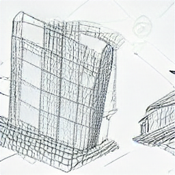 ** "Vorarbeiter/in EFZ in Zurich: A sketch depicting a modern construction site with a foreman overseeing workers, highlighting the role of a construction site foreman in Zurich."