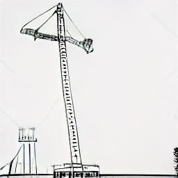 ** "Crane operator at a modern construction site, skillfully operating a crane. Sketch style illustration emphasizing safety, precision, and the important role of crane operators in construction projects. #craneoperator #construction #safety #job #career #kranfuehrer #suva #building"